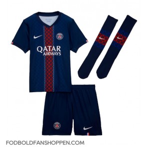 Paris Saint-Germain Achraf Hakimi #2 Hjemmebanetrøje Børn 2025-26 Kortærmet (+ Korte bukser)